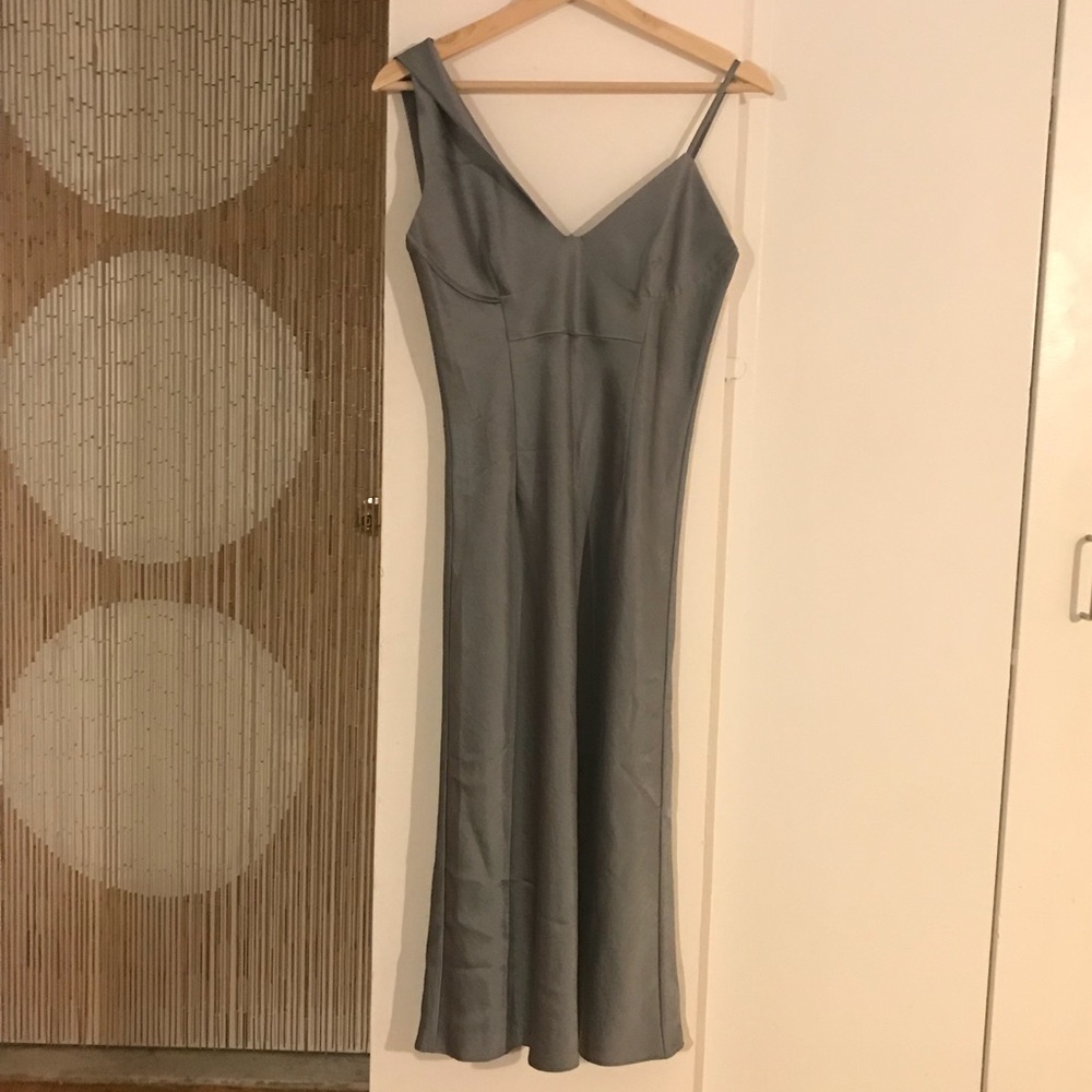 SOLD！T by Alexander Wang Asymmetric Stain Dress
